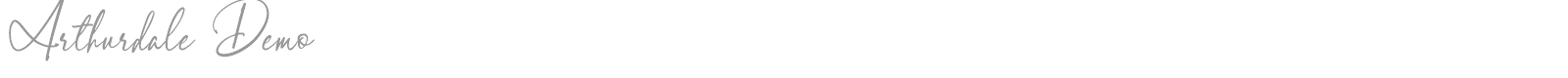 Arthurdale font preview